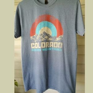 Colorado Rocky Mountains Tshirt Short Sleeve Small